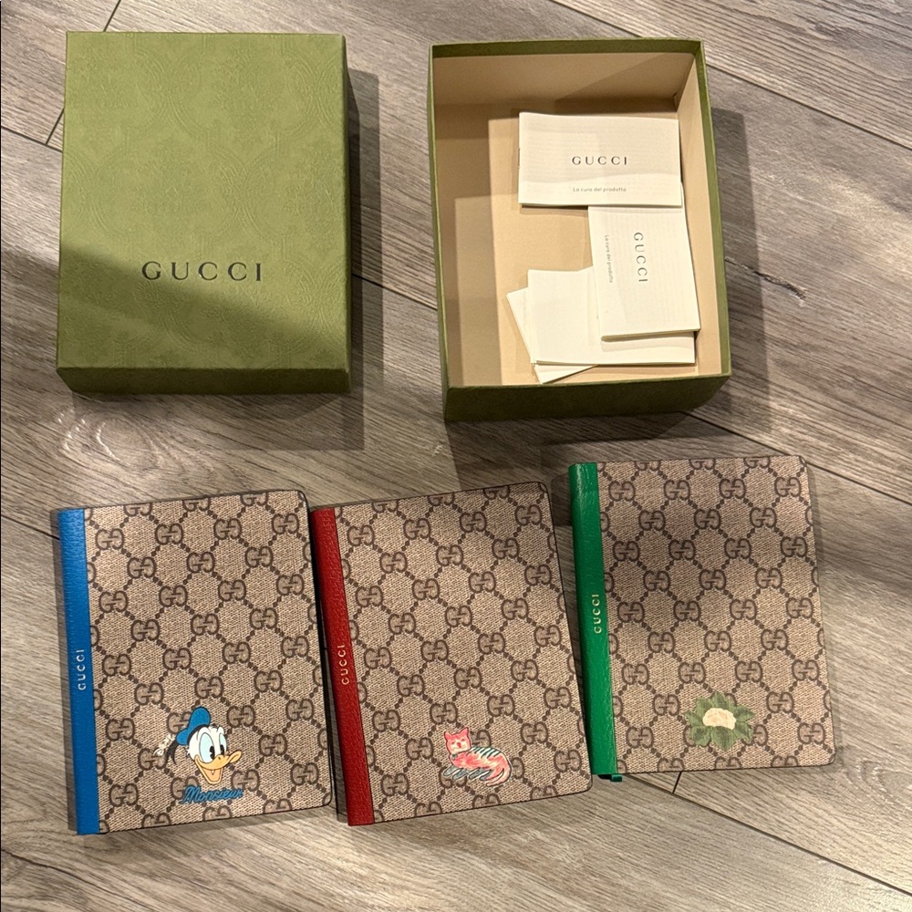 Gucci Notebook Trio set with box